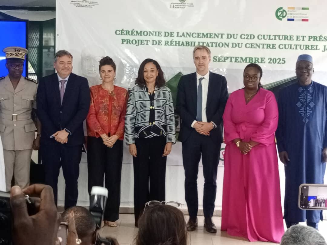Lancement du projet C2D Culture : 11,3 milliards de FCFA pour dynamiser la culture ivoirienne
